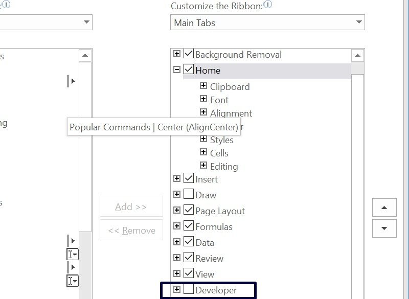 Макросы Excel Вариант разработчика Vba, шаг 3