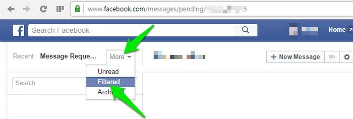 Facebook-Скрытые-Входящие-Отфильтрованные-Сообщения