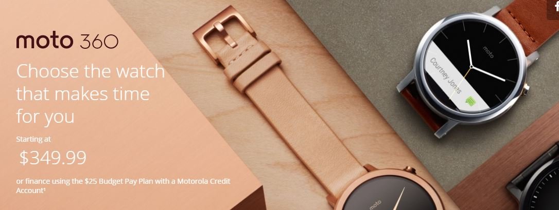 Модная носимая техника — умные часы Moto 360