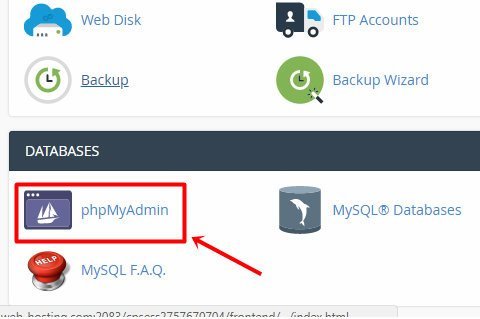 исправить-wordpress-проблемы-база данных-phpmyadmin