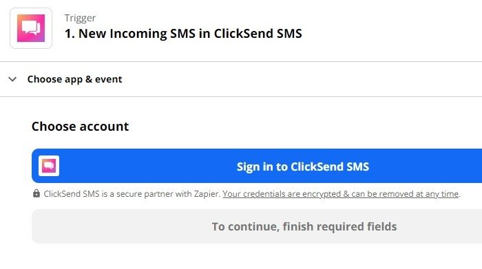 Переслать смс Android Войти Clicksend Sms