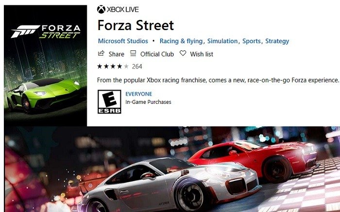 Магазин Microsoft Forza Street