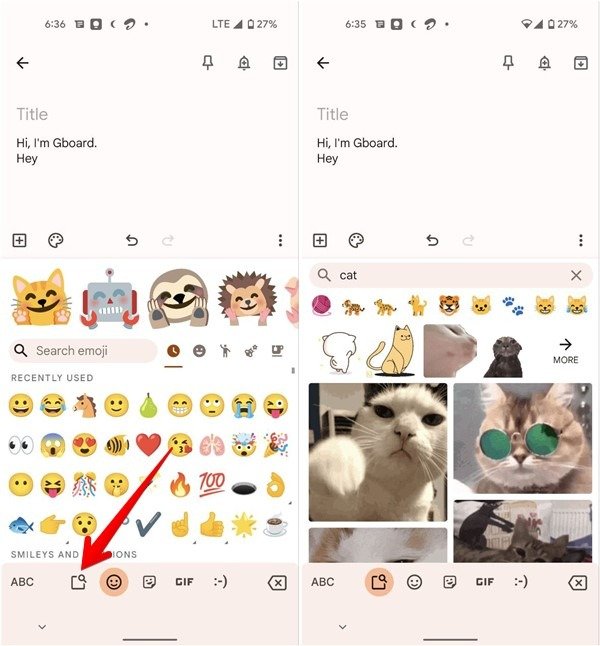 Gboard Emoji Искать все