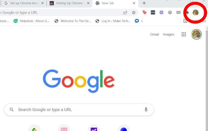 Родительский контроль Google Chrome Создание значка профиля