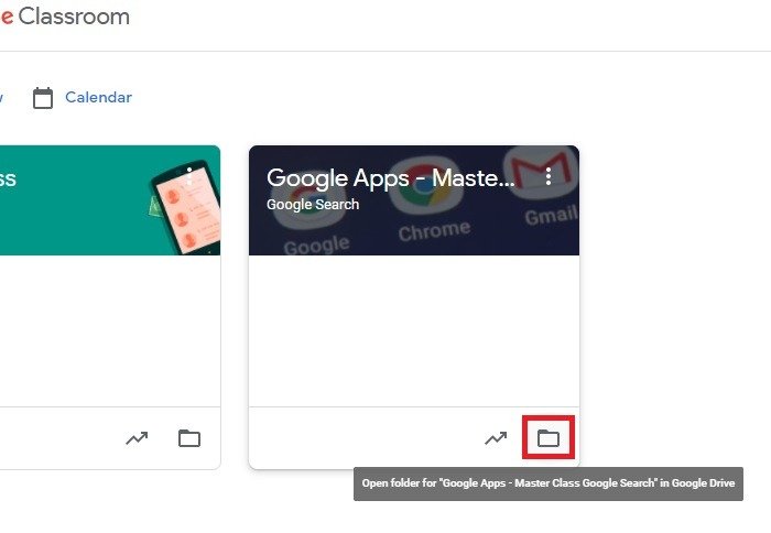 Папки Google Класса