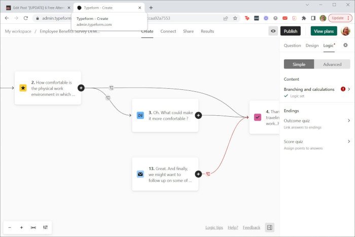 Альтернативы Google Forms Условия ввода формы