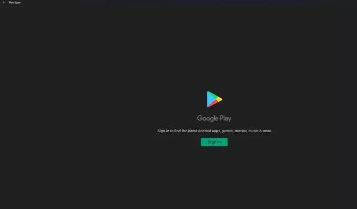 Google Play Windows 11 установлена.