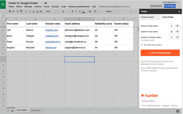 google-sheets-add-ons-email-hunter