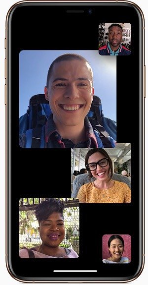 Групповые звонки Facetime Iphone