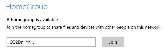 присоединение к домашней группе в Windows-8