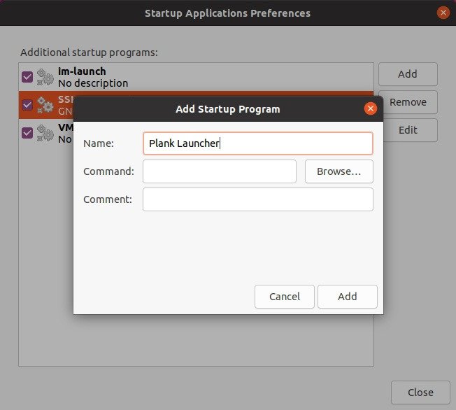 Как оптимально автоматически запускать приложения с задержкой в ​​Ubuntu, вводя новую запись и имя
