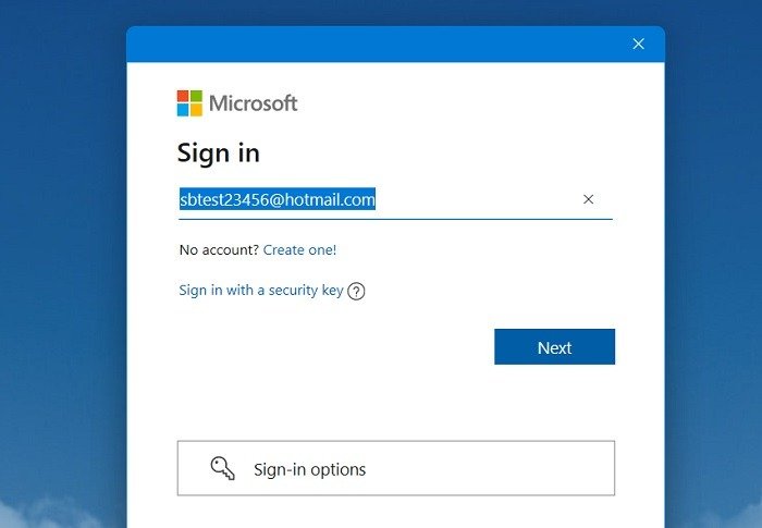 Как получить доступ к клиенту Hotmail Введите имя пользователя