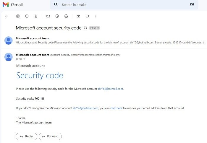 Как получить доступ к коду входа в систему Hotmail Gmail