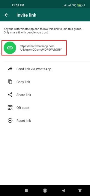 Как создать приглашение в группу WhatsApp по ссылке