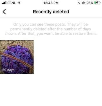 Instagram Удалить Восстановление фотографий