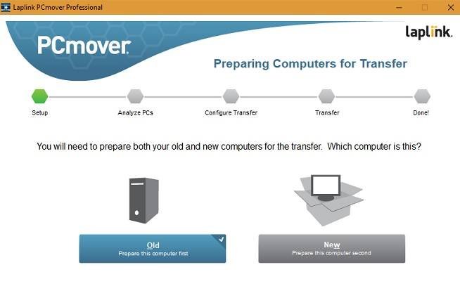 Старый или новый компьютер в PCmover
