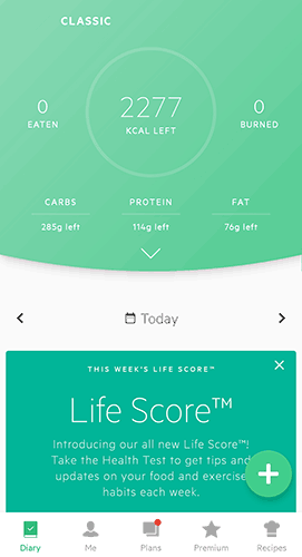 Скриншот 2 Lifesum