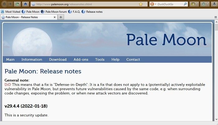 Легкие браузеры Windows Palemoon Добро пожаловать