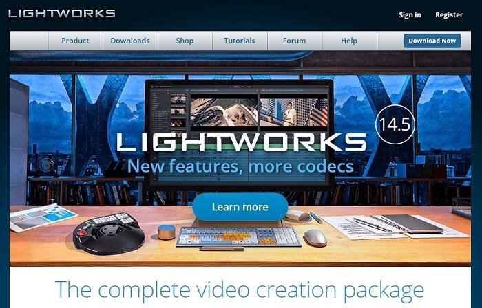 Домашняя страница Lightworksii