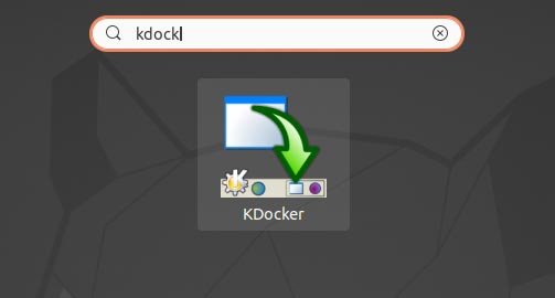 Linux Spotify в трее Kdocker в списке приложений