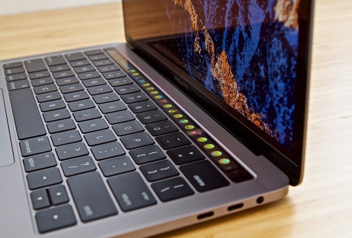 Функциональные клавиши сенсорной панели Macbook Pro