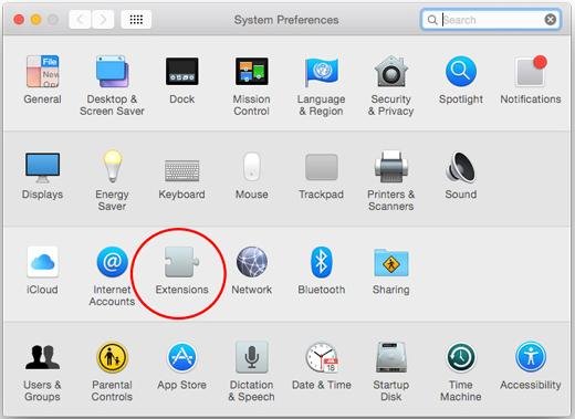 Расширения разметки OSX