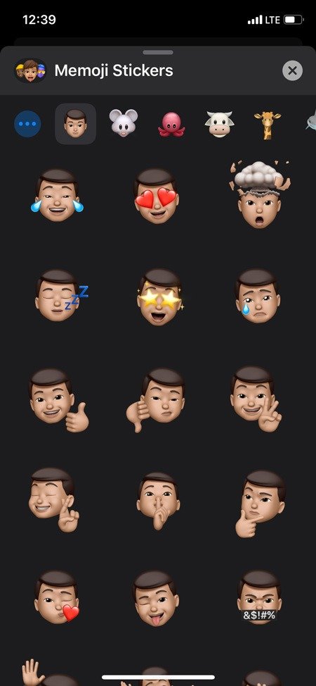 Стикеры Memoji Стикеры Ios