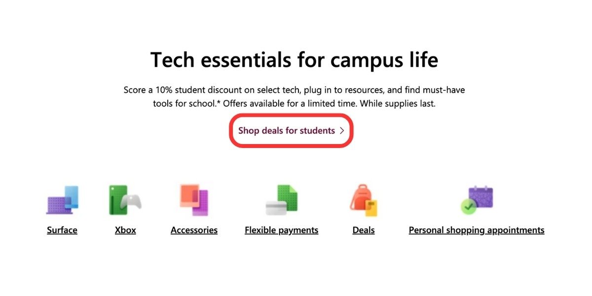 Скидки Microsoft для студентов в магазинах