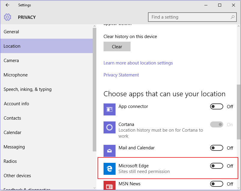 настройки microsoft-edge-disable-location