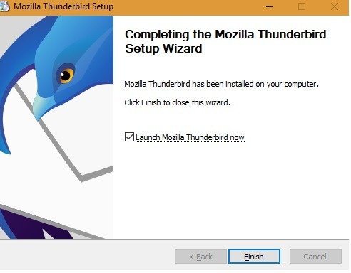 Запуск Mozilla Thunderbird