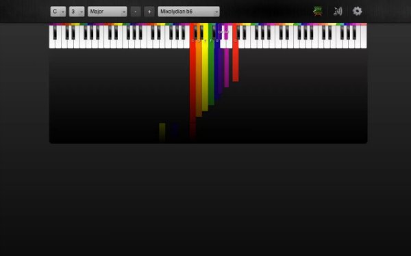 Приложение Color Piano Chrome