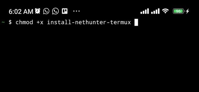 Запуск команды chmod в Termux