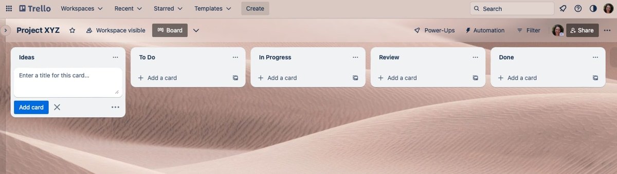 Новые списки для Канбана в Trello