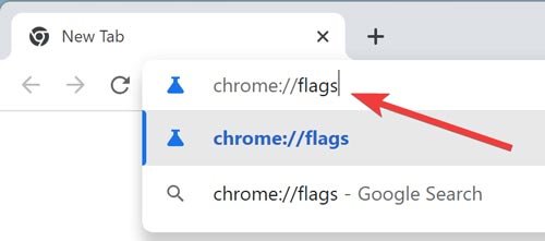 Открытие флагов Chrome