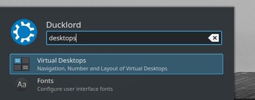 Организация рабочего стола с помощью Kde. Поиск виртуальных рабочих столов.