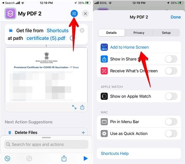 PDF-файл Iphone Move Shortcut Добавить на главный экран