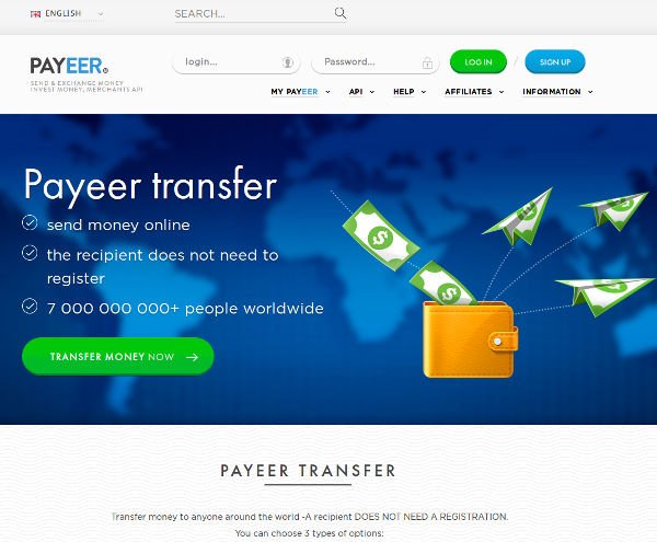 Альтернативы PayPal - 07 - Payeer