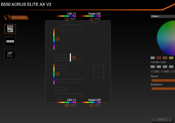 Эффекты RGB Sync