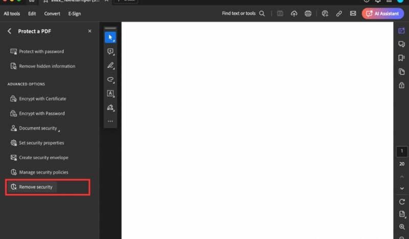 Удалить пароль PDF Adobe Pro Удалить безопасность