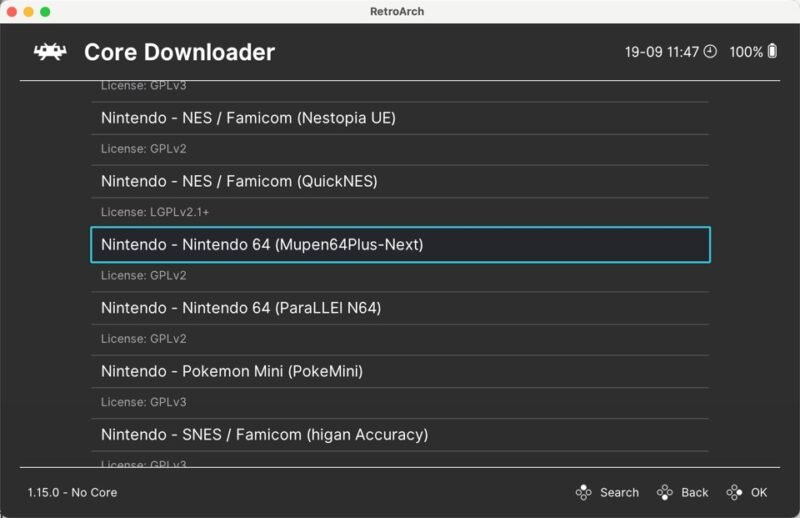 Ретроархия Nintendo 64 Core