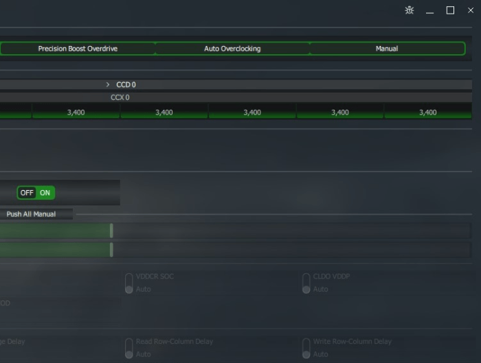 Разгон Ryzen Master Modes