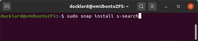 S Поиск Sudo Snap Установить