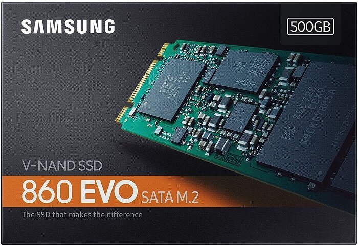 SSD против SSHD Samsung 860 Evo: пример SSD