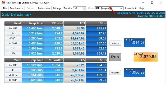 SSD против SSHD Seagate Onetouch Speed ​​Anvils