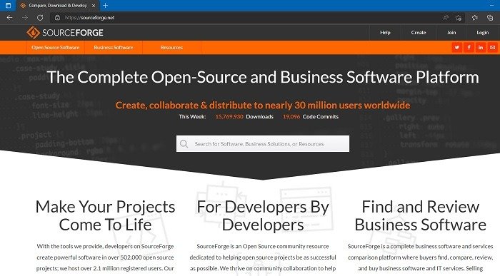 Безопасная загрузка Windows Sourceforge