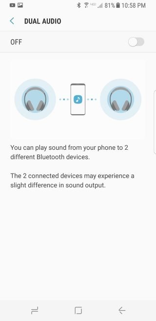 Samsung-Galaxy-S8-Bluetooth-двойной аудио