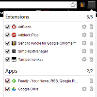 SimpleExtManager для Chrome
