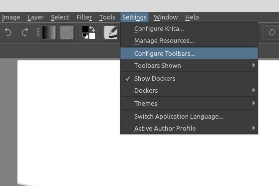 Рисуйте как профессионал в Krita. Настройка панелей инструментов