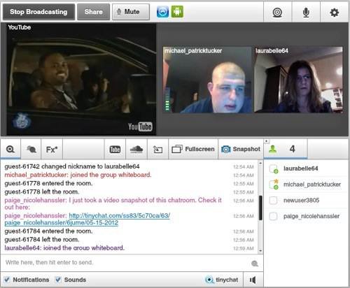 Tinychat-YouTube