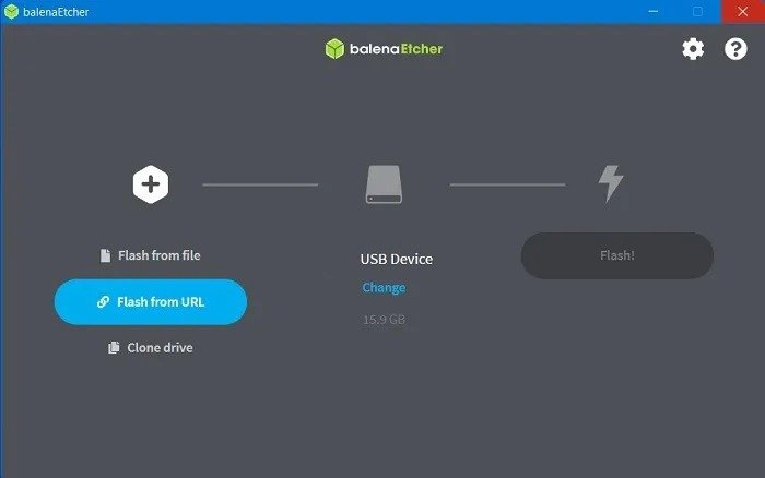 USB-инструменты для изображений Balenaetcher